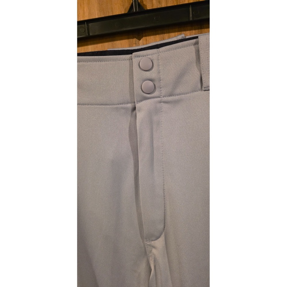Nike Dri-FIT Pants Mens Gray XL Swingman Vapor Select‎ Piped Baseball Stretch - Picture 3 of 7